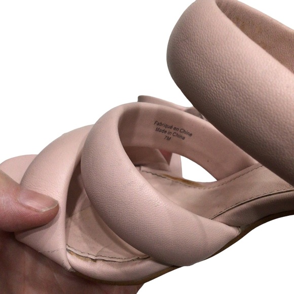 Avec Les Filles pink heel sandals  7 - Picture 6 of 9